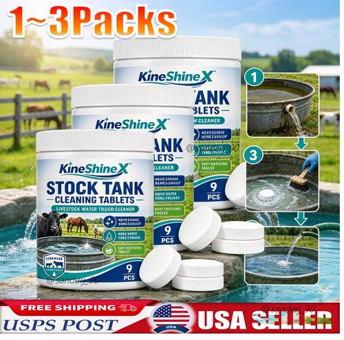 Stock tank cleaning tablets - cleaning,