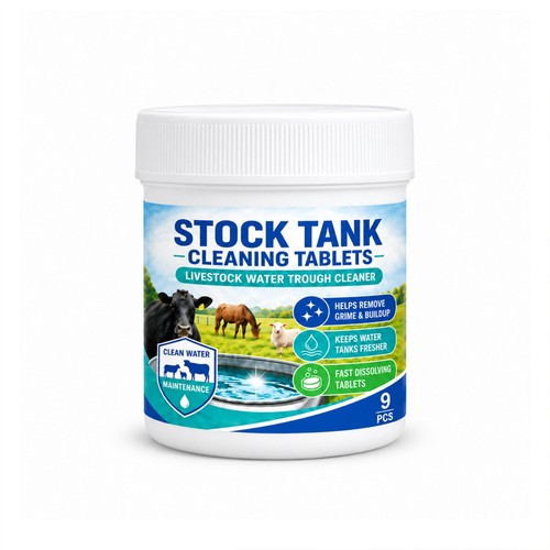 Stock tank cleaning - stock, tablets