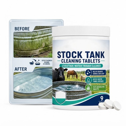 Stock tank cleaning - cleaning, tablets