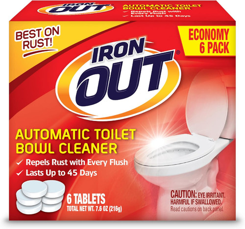 Iron out automatic toilet bowl - out,