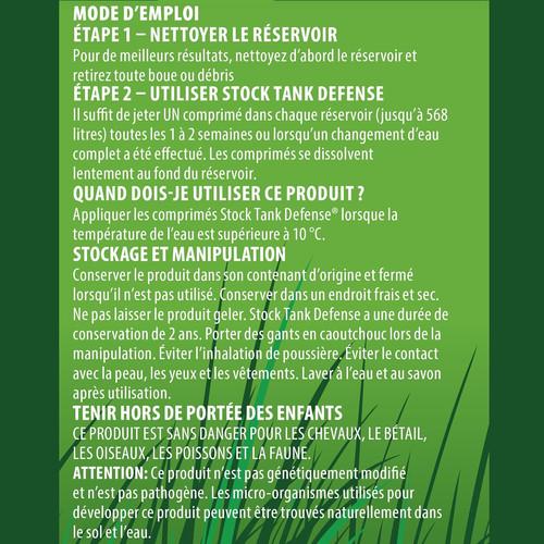Stock tank defense livestock - tank,