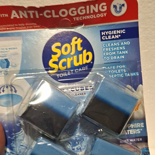 Soft scrub duo cubes - soft, in-tank