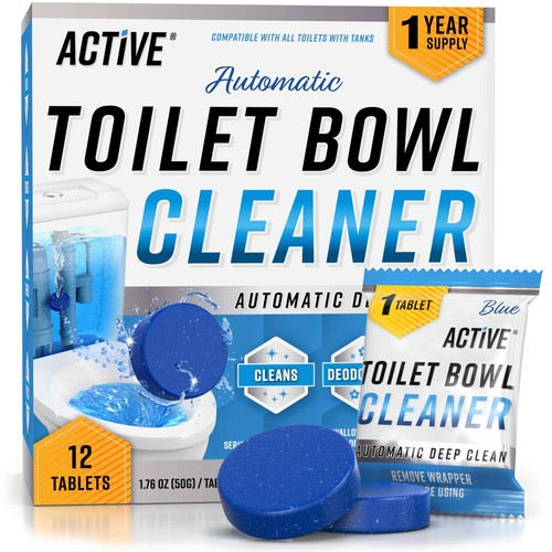 Automatic bowl cleaner - automatic, blue