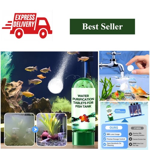 Aquarium water purification - water,