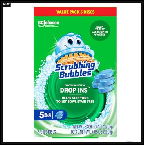 Toilet cleaner tablets - toilet, drop
