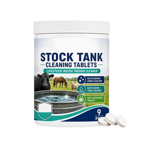 Stock tank cleaning tablets - cleaning,