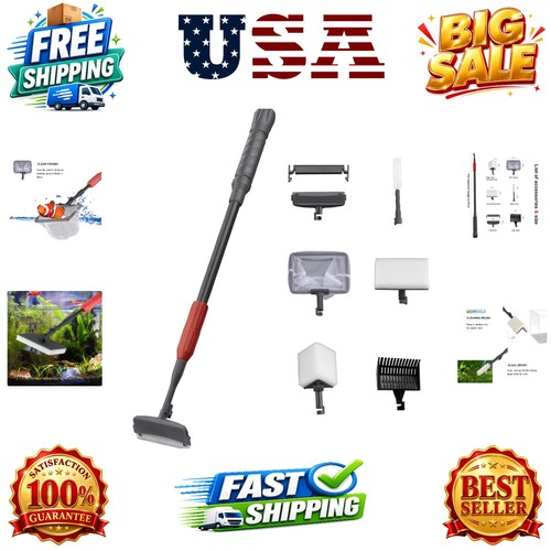 Aquarium clean tool fish - clean, in