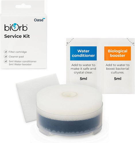 Aquarium service kit with - aquarium,